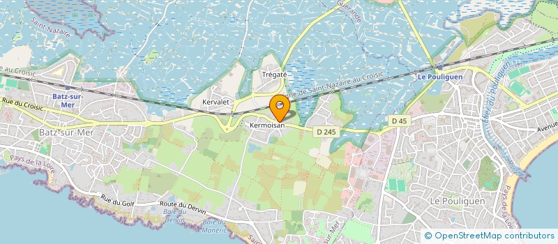 localisation de l'entreprise DIGITAL MASTER  BATZ-SUR-MER