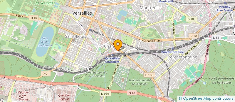 localisation de l'entreprise DIGITAL MATRIX à VERSAILLES