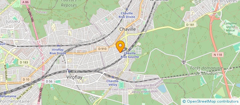 localisation de l'entreprise DIGITAL MEDIA SPORT à CHAVILLE