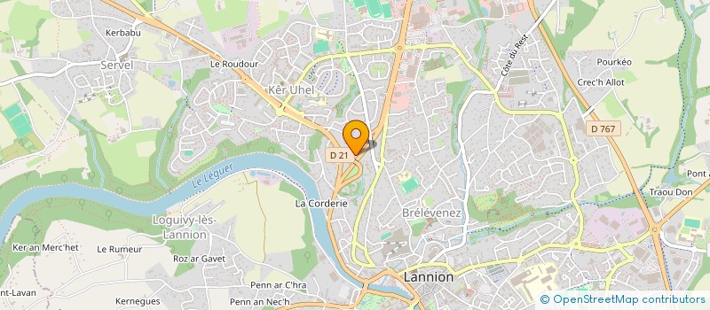 localisation de l'entreprise DIGITAL MEDICAL  LANNION