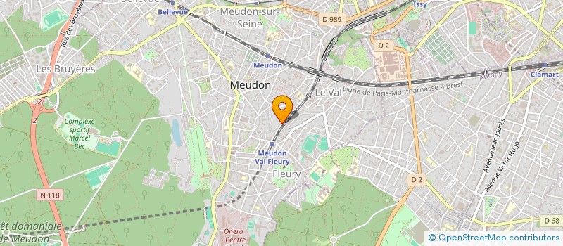 localisation de l'entreprise DIGITAL METHODS à MEUDON