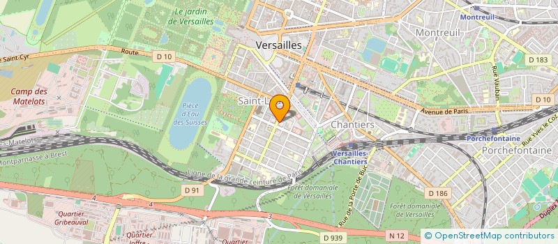 localisation de l'entreprise DIGITAL MIND à VERSAILLES