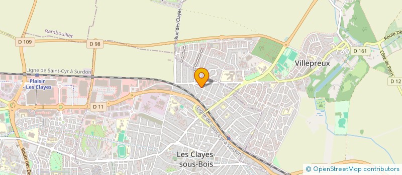 localisation de l'entreprise DIGITAL MOVE  LES CLAYES-SOUS-BOIS