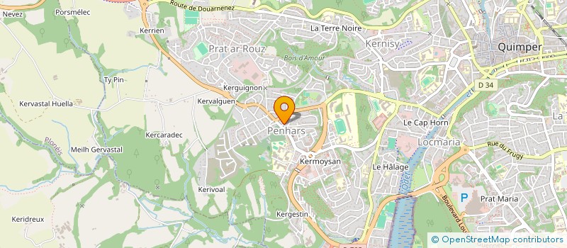 localisation de l'entreprise DIGITAL NOMAD à QUIMPER