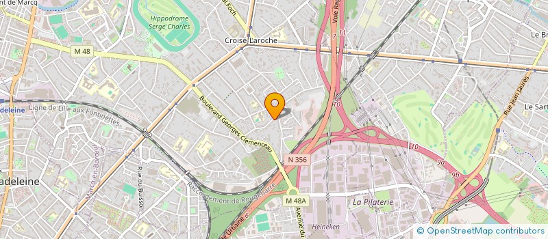 localisation de l'entreprise DIGITAL POUR VOUS à MARCQ-EN-BARŒUL