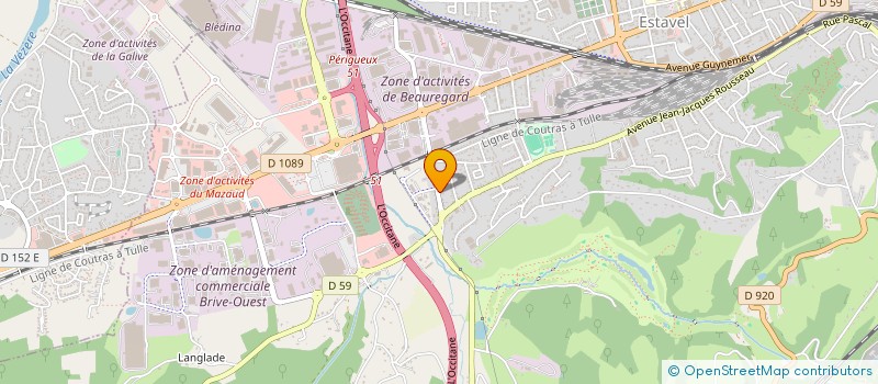 localisation de l'entreprise DIGITAL POV  BRIVE-LA-GAILLARDE