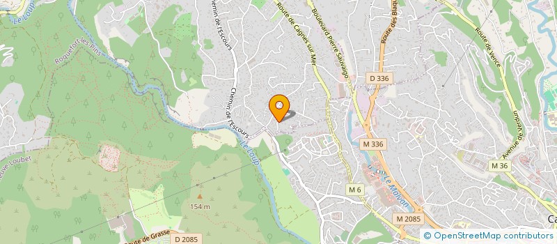 localisation de l'entreprise DIGITAL PRINT SERVICE à LA COLLE-SUR-LOUP