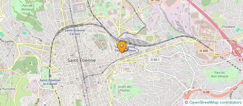 localisation de l'entreprise DIGITAL PRO  SAINT-ETIENNE