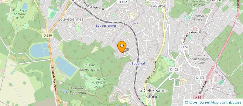 localisation de l'entreprise DIGITAL PROCESS DISTRIBUTION à BOUGIVAL