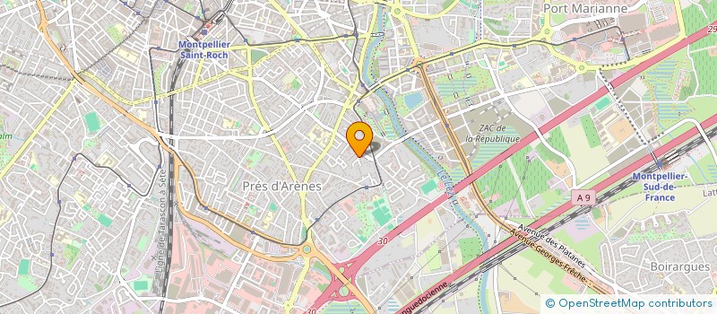 localisation de l'entreprise DIGITAL REBORN à MONTPELLIER