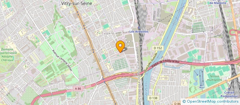 localisation de l'entreprise DIGITAL REMARKETING à VITRY-SUR-SEINE