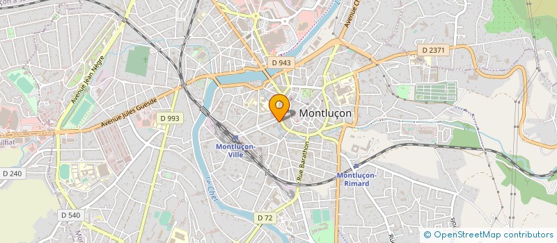 localisation de l'entreprise DIGITAL SCREEN SYSTEM à MONTLUCON
