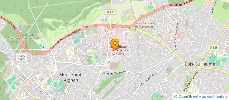 localisation de l'entreprise DIGITAL SECURITE  MONT-SAINT-AIGNAN