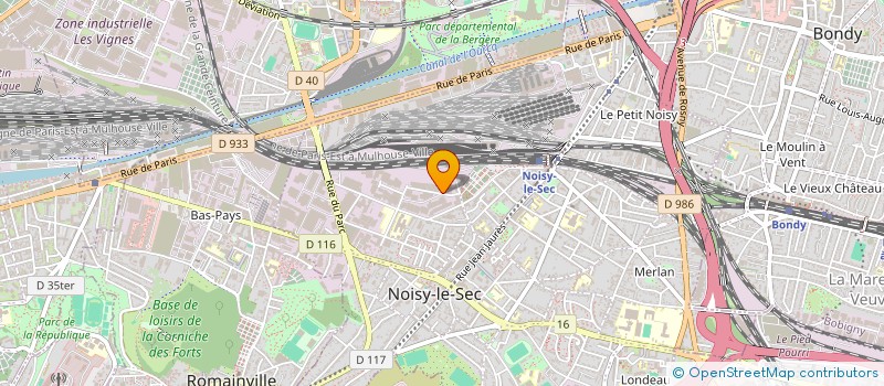 localisation de l'entreprise DIGITAL SENSOR à NOISY-LE-SEC