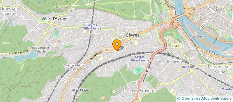 localisation de l'entreprise DIGITAL SHERPA à SEVRES
