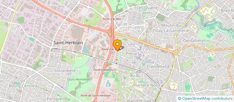 localisation de l'entreprise DIGITAL SOLUTIONS CONCEPTIONS ODONTOLOGIQUES à SAINT-HERBLAIN