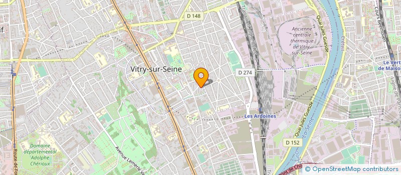localisation de l'entreprise DIGITAL SOUND à VITRY-SUR-SEINE