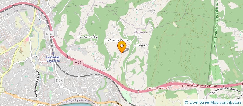 localisation de l'entreprise DIGITAL VIDEO COMMUNICATION  LA CIOTAT