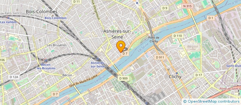 localisation de l'entreprise DIGITAL VIDOLE FRANCE à ASNIERES-SUR-SEINE