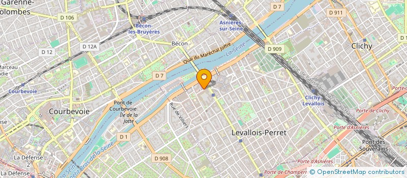 localisation de l'entreprise DIGITAL VISION ILE DE FRANCE  LEVALLOIS-PERRET