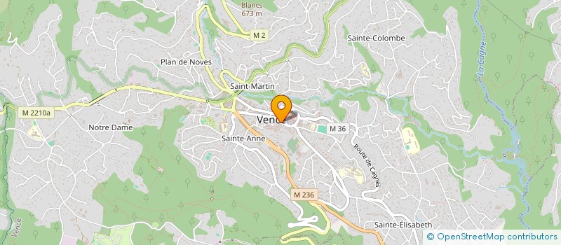 localisation de l'entreprise DIGITAL VISION MEDIA  VENCE