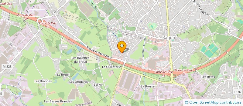 localisation de l'entreprise DIGITAL WEB PRINT à REZE