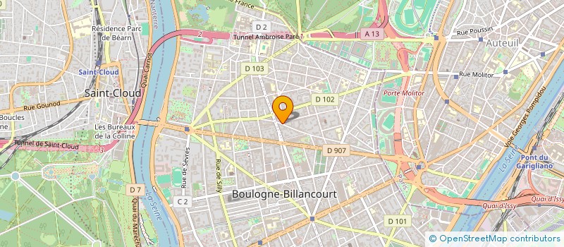localisation de l'entreprise DIGITAL WOMBAT à BOULOGNE-BILLANCOURT