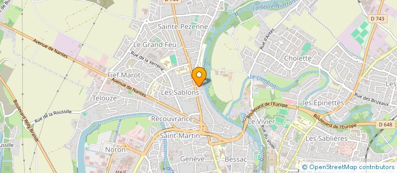 localisation de l'entreprise DIGITAL WORK LINK à NIORT