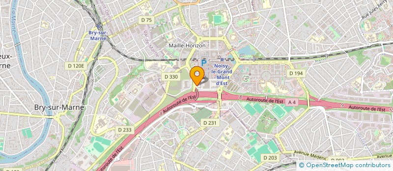 localisation de l'entreprise DIGITALBUSINESS à NOISY-LE-GRAND
