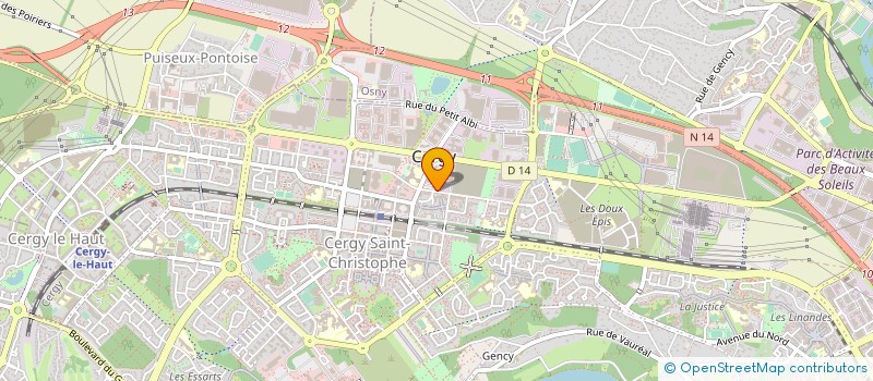 localisation de l'entreprise DIGITALCUBE  CERGY