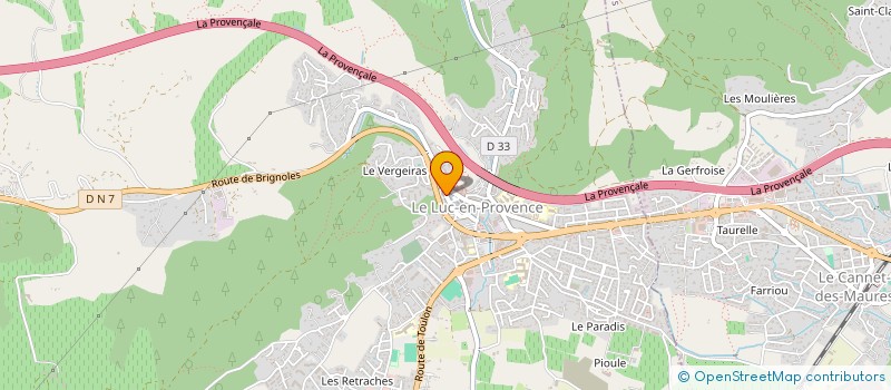 localisation de l'entreprise DIGITALE-MOM  LE LUC