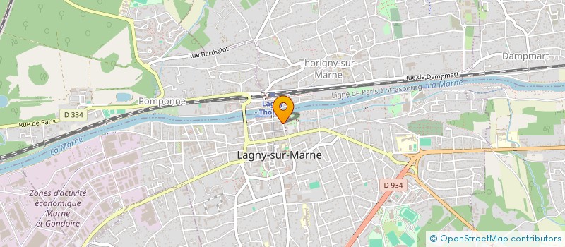 localisation de l'entreprise DIGITALE VALLEE à LAGNY-SUR-MARNE