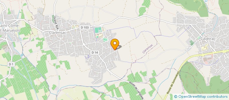 localisation de l'entreprise DIGITALFIT  CLARENSAC