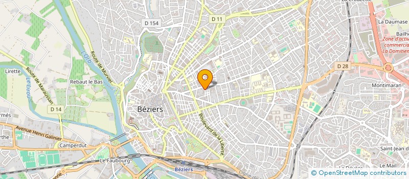 localisation de l'entreprise DIGITALI SUD  BEZIERS