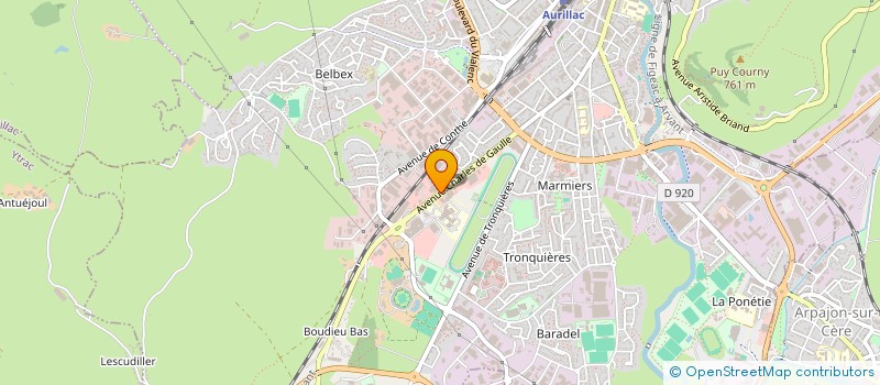 localisation de l'entreprise DIGITALIS à AURILLAC