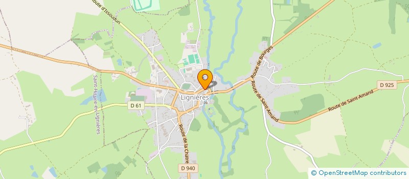 localisation de l'entreprise DIGITALIS PURPUREA  LIGNIERES