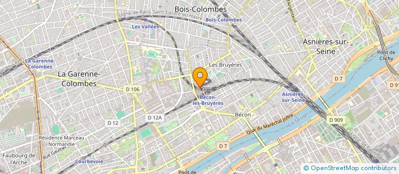 localisation de l'entreprise DIGITALIV  ASNIERES-SUR-SEINE