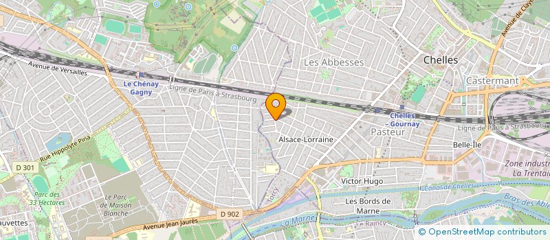 localisation de l'entreprise DIGITALL PRODUCTIONS à AULNAY-SOUS-BOIS