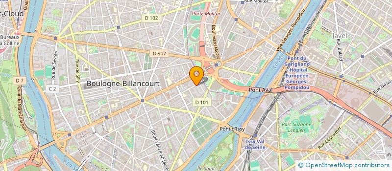 localisation de l'entreprise DIGITALLI à BOULOGNE-BILLANCOURT