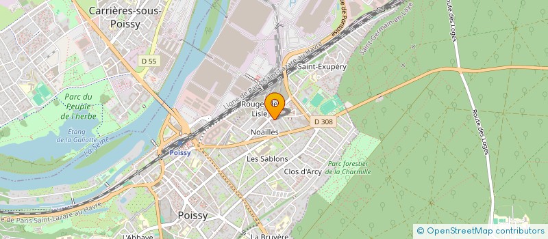 localisation de l'entreprise DIGITALMIND  POISSY