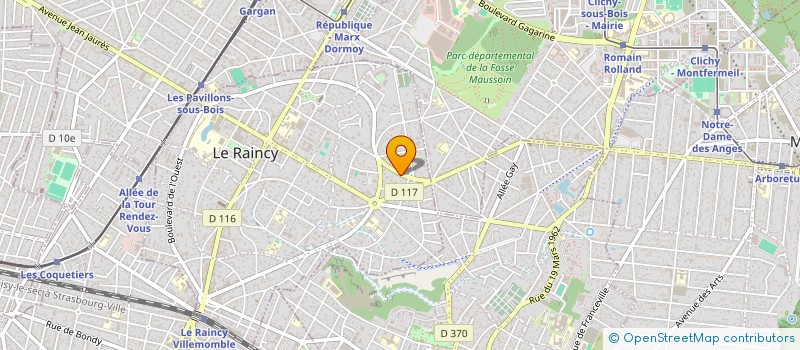 localisation de l'entreprise DIGITALSANTELIB  LE RAINCY