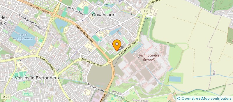 localisation de l'entreprise DIGITATLAND  GUYANCOURT