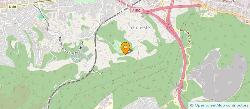 localisation de l'entreprise DIGITBSPARTNER à AUBAGNE