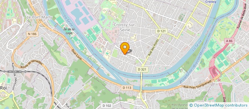 localisation de l'entreprise DIGITEC HOLDING à CROISSY-SUR-SEINE