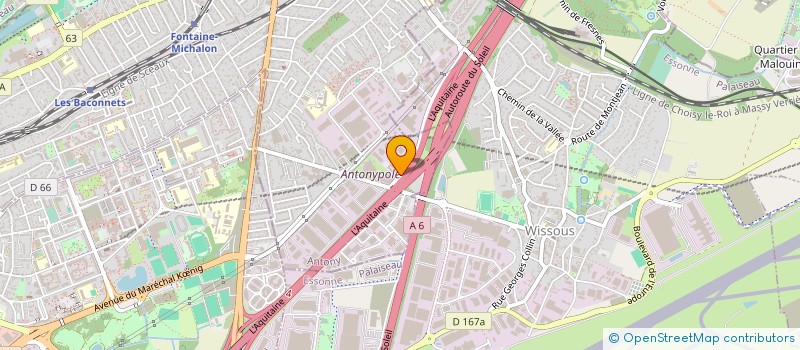 localisation de l'entreprise DIGITEC SECURITE à ANTONY