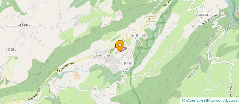 localisation de l'entreprise DIGITECH FUSION  SAINT-BUEIL