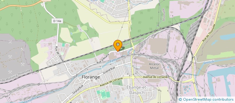 localisation de l'entreprise DIGITECH INDUSTRIE à FLORANGE