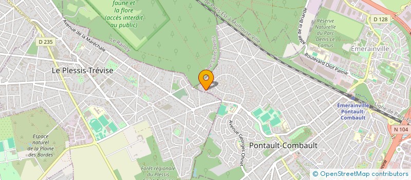 localisation de l'entreprise DIGITECH SOLUTIONS  PONTAULT-COMBAULT