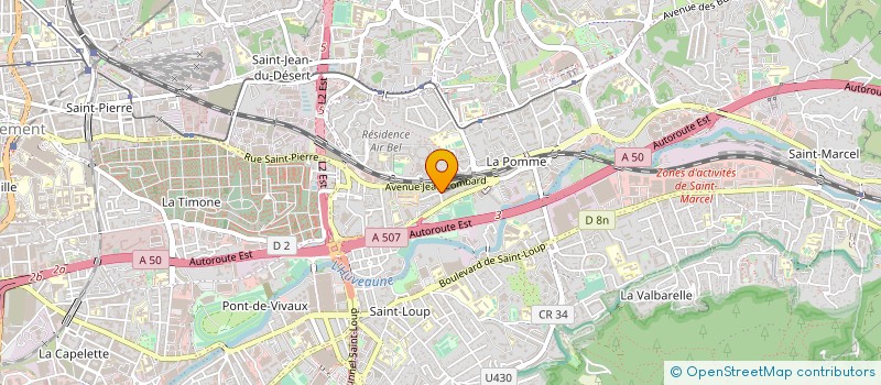 localisation de l'entreprise DIGITEM PROVENCE à MARSEILLE