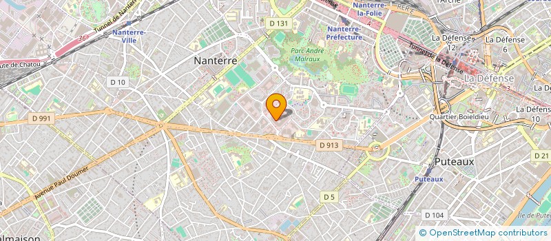 localisation de l'entreprise DIGITIM à NANTERRE